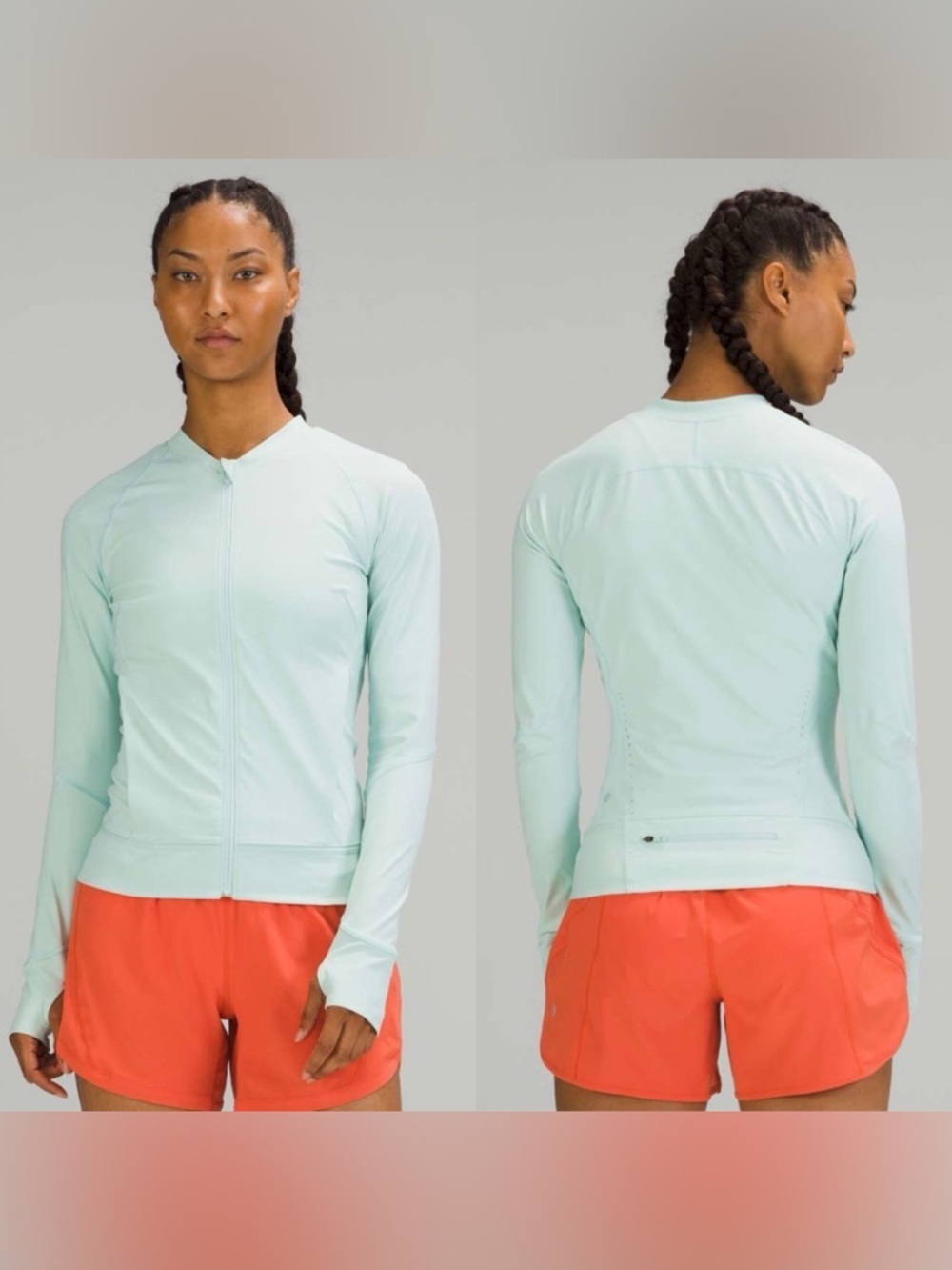 Lululemon Nulux UVP Run Jacket in Delicate Mint 8